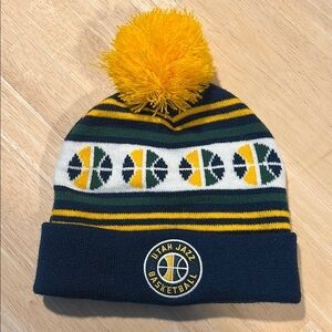 Utah Jazz Pom Pom Beanie